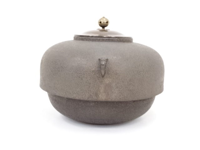 道具 ] - 道具 千家十職大西清右衛門造 鉄鬼面風炉釜（共箱） | ネット